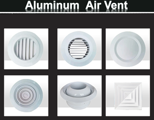 Diffuseur de jet sphérique rond industriel en aluminium durable pour système de <span class=keywords><strong>ventilation</strong></span> CVC, <span class=keywords><strong>grille</strong></span> d'alimentation en air - Product Image 3