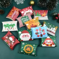 Boîte à emporter sur le thème de Noël, recyclable, avec lamination mate, doublure en éponge, logo personnalisé, emballage pour la restauration rapide pour les petites entreprises