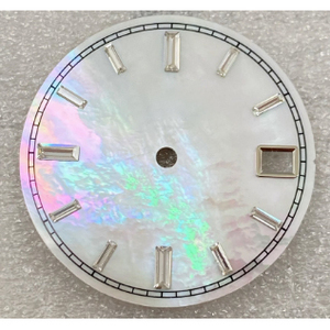 Esfera de Reloj de Cristal de Diamante No Luminosa de 28.5mm, Piezas de Repuesto Modificadas Compatibles con el Movimiento NH36 - Product Image 2