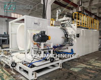 Ligne de production d'extrusion de tuyaux en plastique HDPE à grand diamètre DN800-3500, à enroulement en spirale, à paroi pleine, pour tuyaux de drainage et d'égout