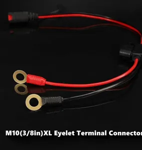 Connettore terminale occhiello Noco GC002 X-Connect 20A fusibile M6(1/4IN) M10 (3/8in) connettore terminale occhiello con cablaggio 21-in