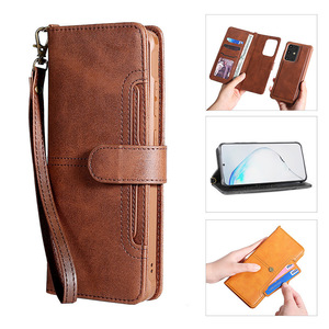 Etui portefeuille multifonctionnel en cuir pour téléphone portable pour Samsung S23 <span class=keywords><strong>ULTRA</strong></span> et <span class=keywords><strong>S22</strong></span> 8 Plus Plus Modèles Suction-Car Stud - Product Image 5