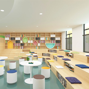 Chiquitos thư viện Nhà sách mầm non bố trí thiết kế bản vẽ kệ sách trường hợp kệ sách bằng gỗ Kệ sách nhiều lớp hiển thị tủ sách - Product Image 4