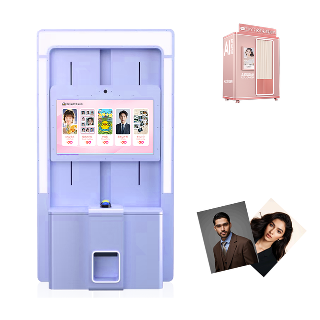 Selfie Photo Booth Instant Printer Self-Service Photo Booth for Shopping Malls Coin Operated Games