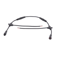 Aohua Custom Led Plant Grow Light Cable Loom Tee Shaped Splitter 3 ways for PVC- TP16 LED Light Strip Waterproof IP65 Connector