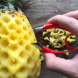 Éplucheur d'ananas de haute qualité et durable, couteau à ananas, éliminateur de tiges de tomates, éliminateur de tiges de fraises - Product Image 4