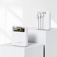 Offre Spéciale : Mini Power Bank 10W Haute Capacité avec Câble Intégré 10000mAh – Recharge USB Rapide Portable pour l'Extérieur