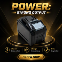 Grosir Langsung Pabrik Baterai Li-ion 48V 5Ah 5000mAh 21700 Paket Baterai Alat Tenaga Tanpa Kabel Isi Ulang dengan Indikator LED