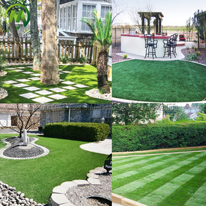 Plante artificielle durable de tapis d'herbe <span class=keywords><strong>synthétique</strong></span> de <span class=keywords><strong>pelouse</strong></span> de paysage extérieur de haute qualité pour le football et d'autres sports de plein air - Product Image 6