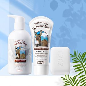Lotion pour le <span class=keywords><strong>visage</strong></span> et le corps aux acides aminés de marque privée ZOZU savon de bain blanchissant hydratant pour adultes <span class=keywords><strong>nettoyant</strong></span> pour soins de la peau - Product Image 1