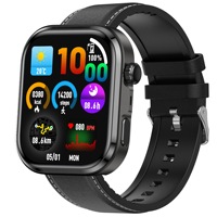 Montre connectée G47 2026 avec appels Bluetooth, écran 1,83 pouces, étanche IP68, suivi d'activité, surveillance de la fréquence cardiaque et de la santé pour hommes
