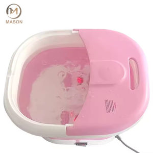 Masseur électrique portatif de bain de station thermale de pied avec la fonction ionique de désintoxication, grand baquet pliable de soaker de pied pour le salon de soins à domicile et de clou - Product Image 6