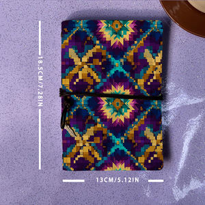 Cuaderno A6 hecho a mano, regalo sofisticado para abogados, ideal para notas de casos y reuniones con <span class=keywords><strong>pixel</strong></span> geométrico-<span class=keywords><strong>Art</strong></span> <span class=keywords><strong>P</strong></span> - Product Image 4