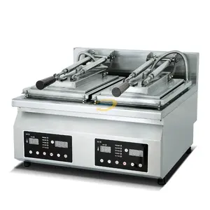EE. UU. Canadá Automático Fried Gyoza Dumpling Steamed Bun Spring Roll Cooker Machine Precio