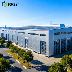 Entrepôt à structure en acier robuste à ossature rigide pour la distribution mondiale de la chaîne d'approvisionnement - Usine certifiée ISO9001 - Product Image 1