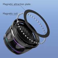 Caisson de basses magnétique 2025 Offre Spéciale véritable Charge USB-C sans fil lumière LED Mini haut-parleur Portable son multifonctionnel