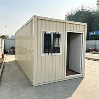 Maison préfabriquée pliable de taille personnalisable, maison modulaire portable pour dortoirs d'employés, petite maison