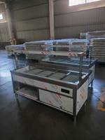 Autres Fournitures Hôtellerie & Restauration Acier Inoxydable Équipement de Traiteur Chauffe-Plats Buffet Électrique Bain-Marie Vitrine de Présentation