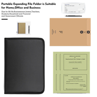 Nueva Carpeta de Archivo Expandible Resistente al Fuego, con Cierre de Cremallera de Fibra de Vidrio Recubierta de Silicona y Diseño Sostenible