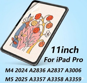 Paperfeel <b>Screen</b> Protector Compatible with iPad Pro 11inch M4/M5 A2837/A3358 - Product Image 1