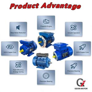 มอเตอร์ไฟฟ้ากำลังสูง 220 โวลต์ AC เฟสเดียว แบบคาปาซิเตอร์ แอสซิงโครนัส ML ชนิด 1.1 กิโลวัตต์ 1.5 แรงม้า ตัวเครื่องอะลูมิเนียม ราคาโรงงาน - Product Image 2