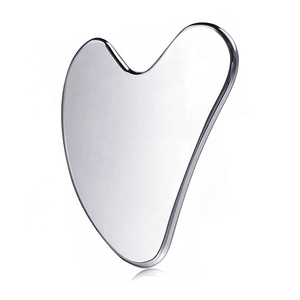 Herramienta de Masaje Gua Sha de Acero Inoxidable en Forma de Corazón, Reafirmante de Piel, Lifting Facial, Tabla de Raspado de Metal, Herramienta Facial Gua Sha - Product Image 6