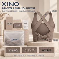 Soutien-gorge de sport pour femme, dos croisé, dos ouvert, haut de yoga long, entièrement personnalisable, marque privée, fabricant OEM ODM d'articles de sport