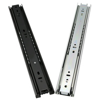 Glissières de tiroir pour meubles HVPAL 45 mm, glissières de tiroir pour table de chevet, capacité de charge 45 kg