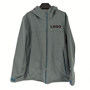 Design Plus Size Outdoor <b>Jacket</b> Tactical Breathable Zipper Closure Custom Printed Quick Dry Windproof Fabric Outdoor Blouson - Product Image 4