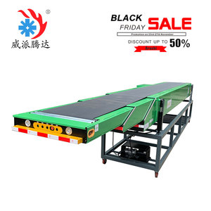 Convoyeur télescopique à cadre haut vert |   Convoyeur extensible surélevé <span class=keywords><strong>pour</strong></span> la logistique d'entrepôt - Product Image 3