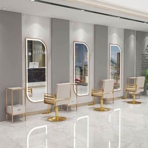 Grand miroir <span class=keywords><strong>de</strong></span> barbier, miroir mural pleine longueur pour <span class=keywords><strong>coiffeur</strong></span>, modèle populaire - Product Image 4