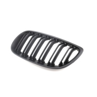 Noir mat pour BMW Série 3 E92 2006-2009 Grille de calandre à double lamelle en matériau ABS durable
