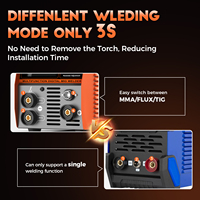 FEIFANKE 2025 110V/220V Nouvelle Arrivée Machine à souder MIG-135 LED MIG MMA à flux avec casque de soudage Acier inoxydable 0,8 mm Portable