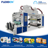 Machine d'impression flexographique à impression centrale Changhong pour gobelets en papier, sacs de courses et sacs à café