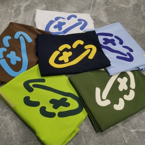 เสื้อยืดผู้ชายสไตล์วินเทจโอเวอร์ไซส์ ผ้าฝ้าย 100% น้ำหนักเบา พิมพ์ลายคำกลอนแบบพัฟฟ์ คุณภาพสูง รับผลิตตามสั่งขายส่ง - Product Image 1