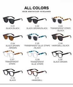 Nouvelles <span class=keywords><strong>lunettes</strong></span> à ongles de riz à cadre rond, <span class=keywords><strong>lunettes</strong></span> de soleil de mode haut de gamme 2024 <span class=keywords><strong>lunettes</strong></span> de soleil à lentilles de couleur différente mode - Product Image 6