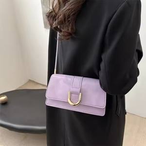 I-0912 Fashion Handbags <b>Women's</b> Cheap Handbag Retro <b>Small</b> square <b>Bag</b> Solid Color PU Shoulder <b>Crossbody</b> <b>Bag</b> - Product Image 3