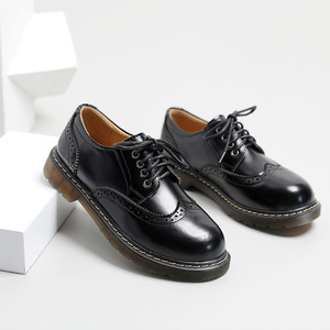Men's Genuine Leather Solid Color Heightening Summer Breathable Lace-up Boots British <b>Style</b> Big <b>Head</b> Casual Black Business - Product Image 3