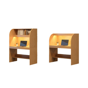 Tùy chỉnh hiện đại bằng gỗ thư viện máy tính bàn với bền Máy tính để bàn giá sách tiết kiệm không gian và lắp ráp đọc khu vực nghiên cứu - Product Image 2