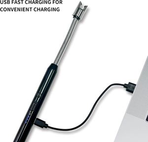 Encendedor Eléctrico USB Moderno de Plástico para Cocina, Encendedor a Prueba de Viento para Velas, Barbacoa, Estufa de Gas, Pistola de Encendido Recargable, Portátil, sin Llama - Product Image 3