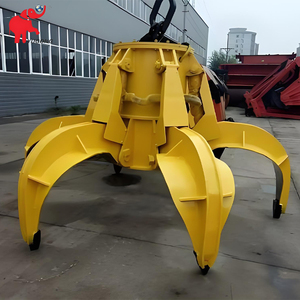 Grappin industriel électrique hydraulique pour déchets de peaux d'orange, télécommande sans fil, 16 tonnes, 20 tonnes, 32 tonnes, godet de grue à vendre - Product Image 4