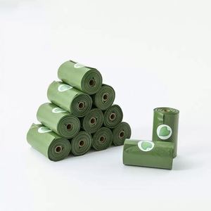 Eco-Friendly Biodegradable Dog & Cat Poop <b>Bags</b> with Lavender/Floral Scent Options Simple Style <b>Compostable</b> Material - Product Image 2