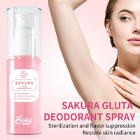 50ML Spray Protection contre la sueur Déodorant Contrôle des odeurs Spray Fraîcheur Anti-transpirant Spray pour le corps