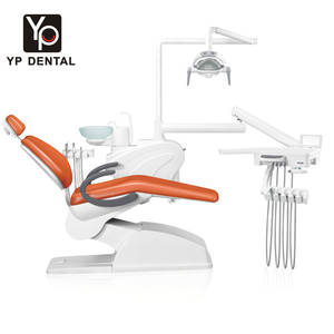 Modern <strong>Electric</strong> <strong>Dental</strong> <strong>Chair</strong> <strong>Unit</strong> LED Operating Light Adjustable Headrest Multifunctional Dentist Control System Steel Plastic - Product Image 5