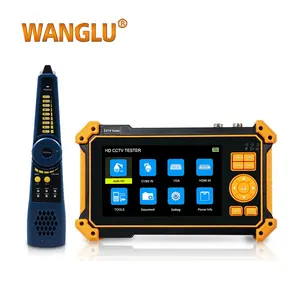 WANGLU 5inch 6 in1 LCD CCTV tester monitor AHD CVI TVI CVBS HD VGA input 8MP 5MP Camera Tester pro