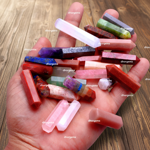 DHORGEMS Pierre de Labradorite Facettée de Haute Qualité, Pointe de Crayon Faite à la Main pour la Fabrication de Bijoux, Prix d'Usine pour Usage Domestique - Product Image 1