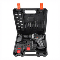 Perceuse à main multifonctionnelle rechargeable au lithium-ion à double vitesse avec fonction pistolet pour la décoration intérieure