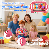 Tablet Anak 7-Inci MTK Quad Core Android 12 Wi-Fi Resolusi 1024x600 Kontrol Orang Tua Edukatif Grosir Pabrik Baru