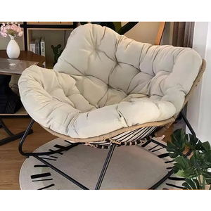 Silla de ocio Nórdica al por mayor de calidad, mesa giratoria de ratán, juego de sillas, sofá perezoso, mecedora para el balcón del hogar - Product Image 4