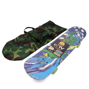 Sac à dos imperméable à rayures réfléchissantes multi-usage pour l'extérieur Sac à roulettes pour skateboard Sac à dos pour skateboard